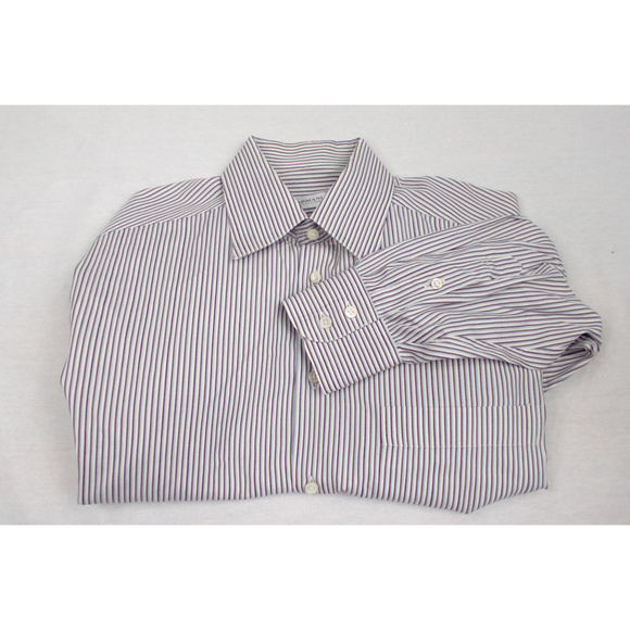 NWOT Giorgio Armani Collezione Striped Button Up - Picture 3 of 6